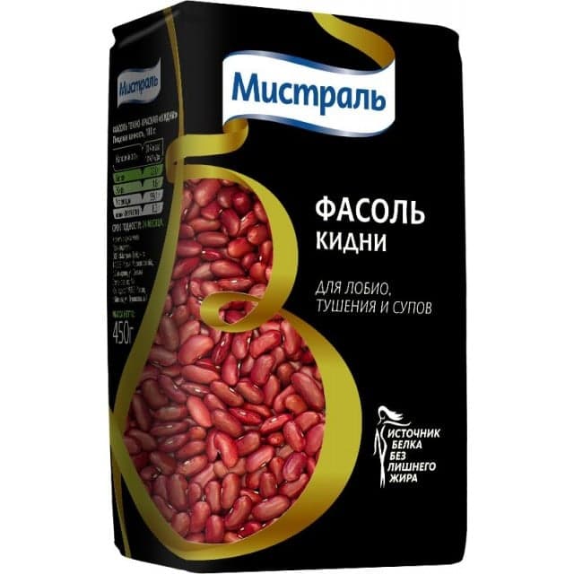 Фасоль темно-красная КИДНИ «Мистраль» 450 г