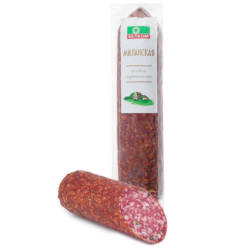 Колбаса сырокопченая миланская