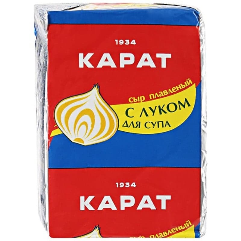 Сыр плавленый «Карат» Для супа С луком 45% 90 г