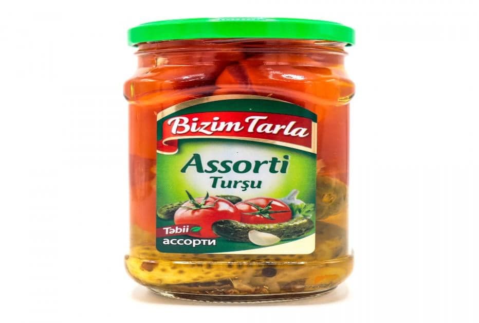Соленье ассорти «Bizim Tarla» 680 г Азербайджан