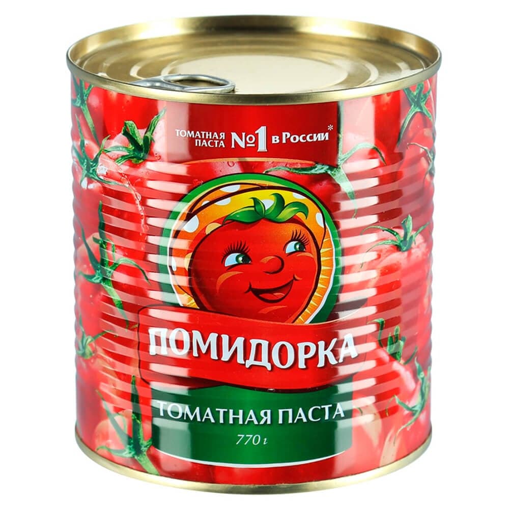 Томатная паста «Помидорка» 770 г ж/б