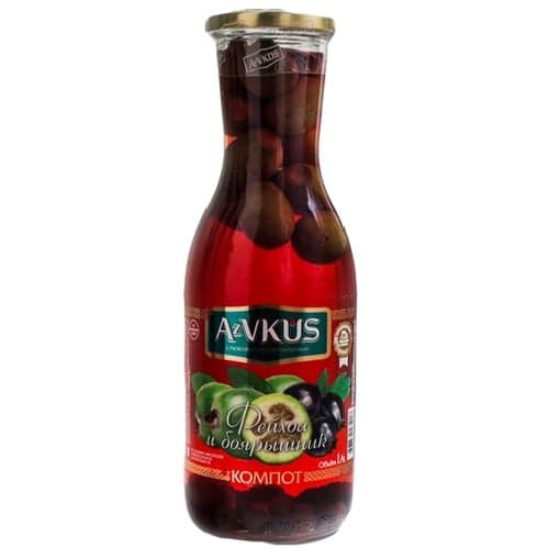 Компот Азербайджанский Azvkus Фейхоа и Боярышник 1 л