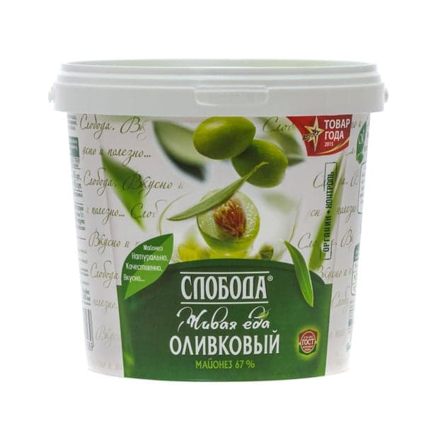 Майонез «Слобода» оливковый 900 мл