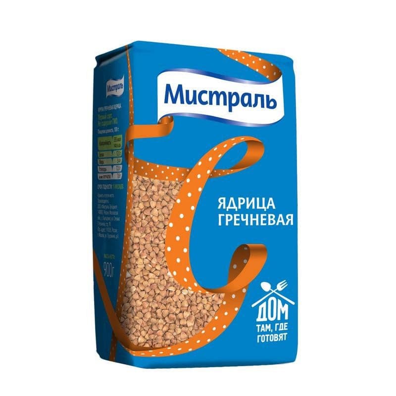 Гречка ядрица «Мистраль» 900 г