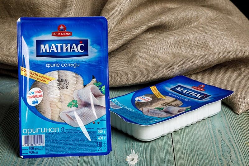 Филе сельди деликатесная «Матиас» 500 г