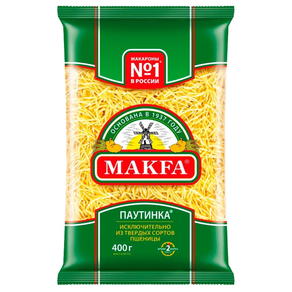 Макароны «Макфа» Вермишель Паутинка 450 г