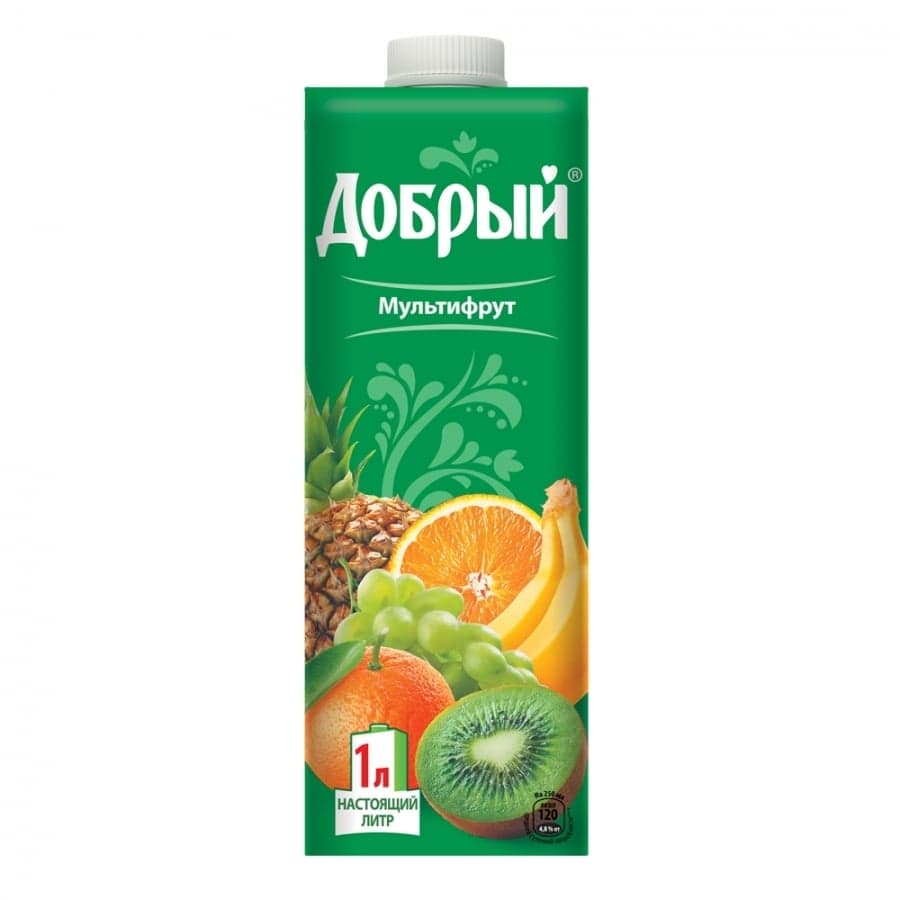 Сок «Добрый» мультифрукт 1 л